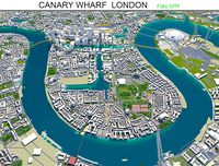 Canary Wharf in London 5km