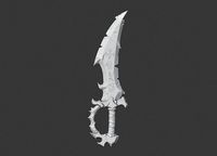 Stylized Dagger GameReady Asset