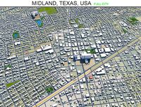 Midland Texas USA 30km