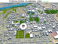Tuscaloosa Alabama USA 50km