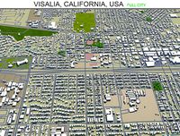 Visalia California USA 25km