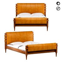 Rhys Leather Bed