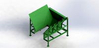 Discharge Hopper for Conveyor Belt Width 1300 mm