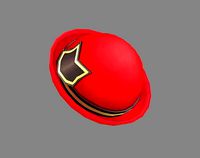 Cartoon red lady hat - Casual hat - Round hat