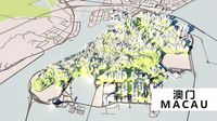 Macau urban planning maquett building Terrain