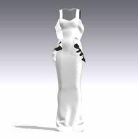 DRESS RUFFLED