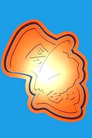 MakeIT Alice In Wonderland Cookie Cutter Mad Hatter With Frame