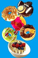 8 Donut with toppings pack
