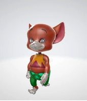 Small bunny rigged