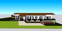 Single story house model