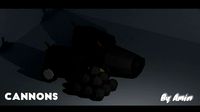 cannon low poly