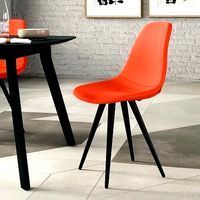 Angel Leather Upholstered Side Chair