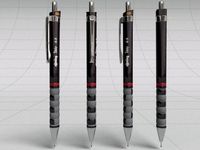 Rotring Tikky mechanical pencil 3D Model