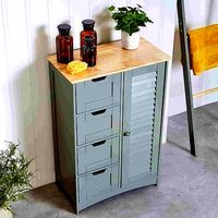 Grey Akhtar 55 x 83cm Free Standing Cabinet