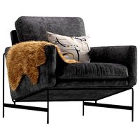 Coco Republic Clement Occasional Fabric Chair