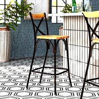 Henry Solid Wood 28 Bar Stool