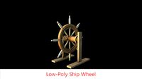 Low-Poly Ship Wheel