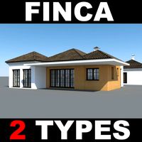 Finca 3D Model