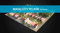 Realistic City District R1-R30 MAYA