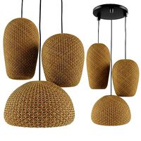 rattan and bamboo chandeliers