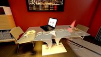 Dolphin dining table
