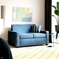 Shingleton Wide Square Arm Loveseat Sofa Bed