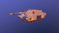 low poly tank