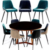 Amos Dining Chair And Table