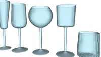 Copas de vidrio