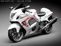Suzuki Hayabusa 3D Model
