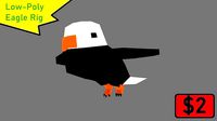 Low-Poly Eagle Rig