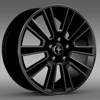 Ford Mustang 2010 rim 3D Model