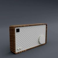 Radio Modelling Game Asset