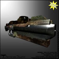 SciFi Gun 5 3D Model