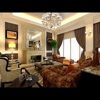 Photorealistic Living Room 0028 3D Model