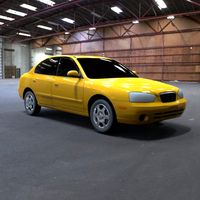 Hyundai Avante 2001 3D Model