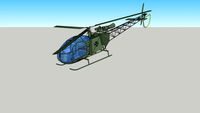 Alouette II der Heeresflieger Stabsstaffel 101 Rheine Bentlage 1972