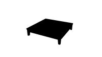 Mesa De Centro 1,40x1,40 Croma - Saccaro
