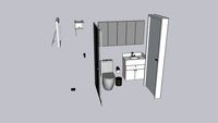 Kit blocos pra banheiro