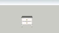 TOV Divine White Nightstand