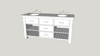 Benchwright 72' Double Sink Vanity