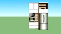 Torre geladeira/ forno/ microondas 2