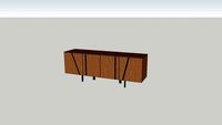 Modloft Mott Sideboard Walnut