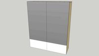 Edone Specchiera Contenitore Anta Battente 421220 - 20x60x60