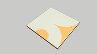 Coliseu Laranja AC 15x15cm