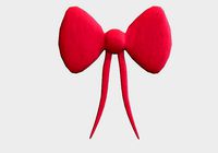 pink cartoon ribbon