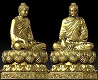 Bodhi Buddha meditating model 4d