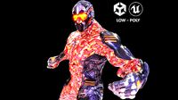 MechOrg Humanoid Cyborg Creature Rigged 3D Character