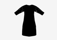 black classic dress