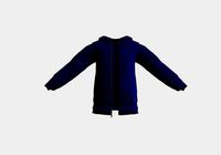 blue jacket cloth